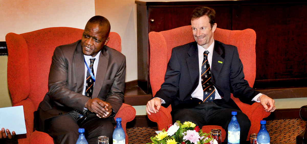 Professor Nyengo Mkandawire and Dr Jim Harrison