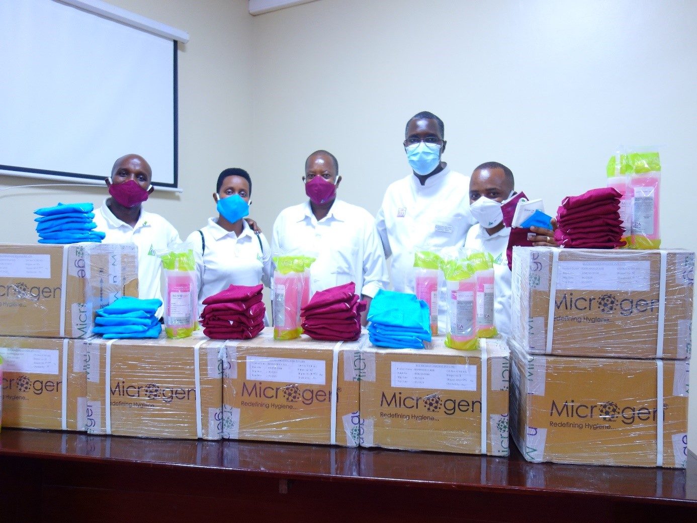 PPE delivered to two hospitals in Bujumbura, Burundi