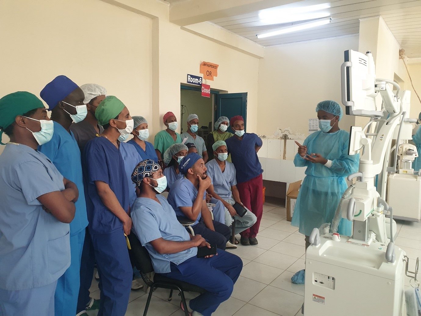 The c-arm image intensifier for Hawassa, Ethiopia is fully funded and operational